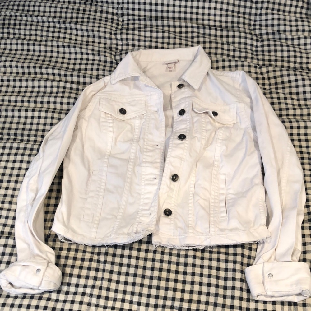 Merona White Denim Jacket